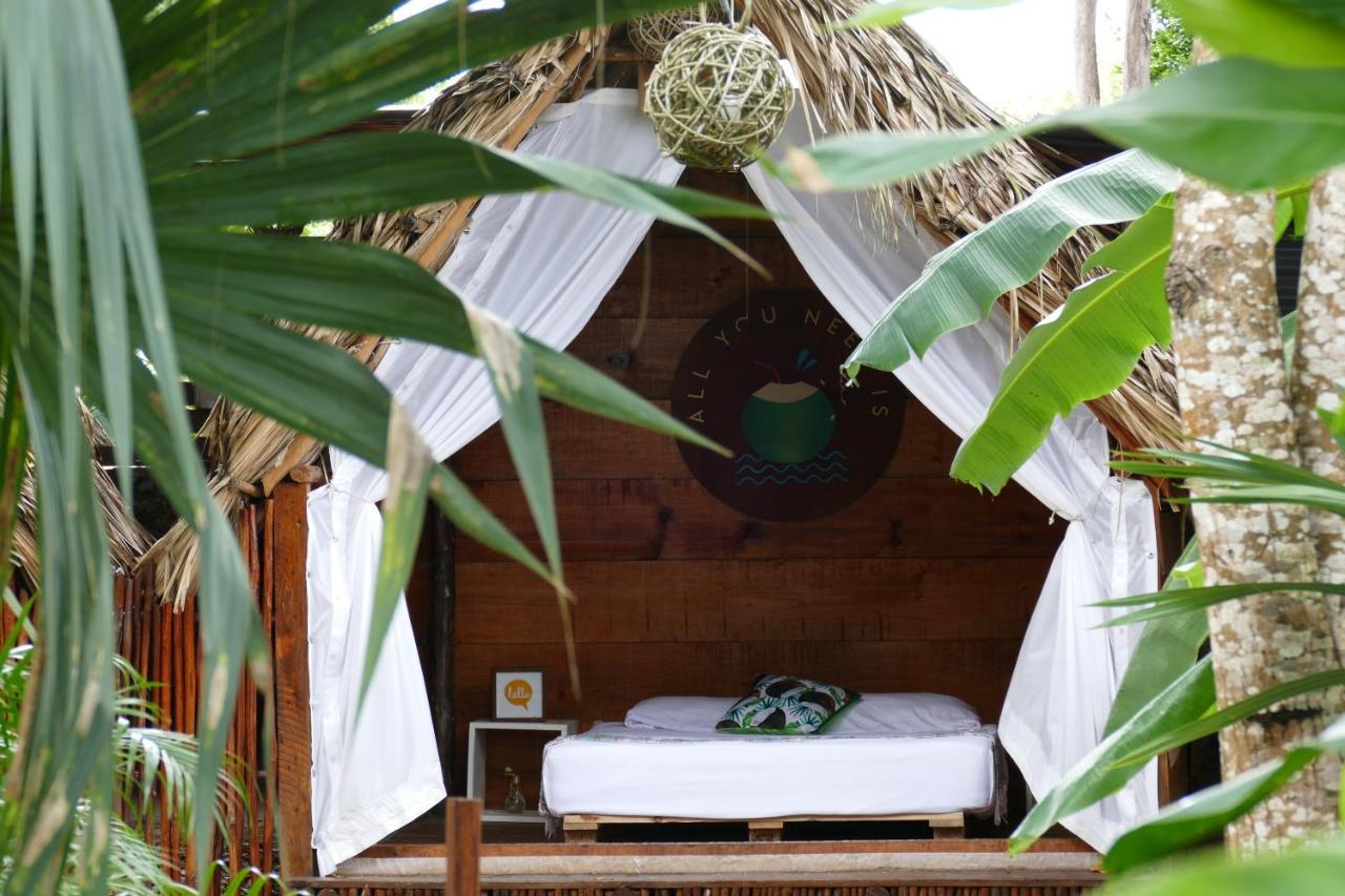 El Buho Bacalar Eco-Cabanas Hostal 外观 照片
