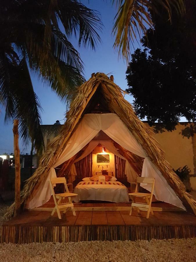 El Buho Bacalar Eco-Cabanas Hostal 外观 照片