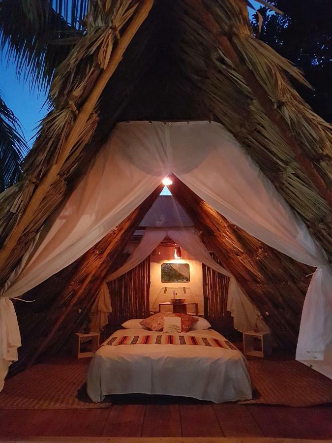 El Buho Bacalar Eco-Cabanas Hostal 外观 照片