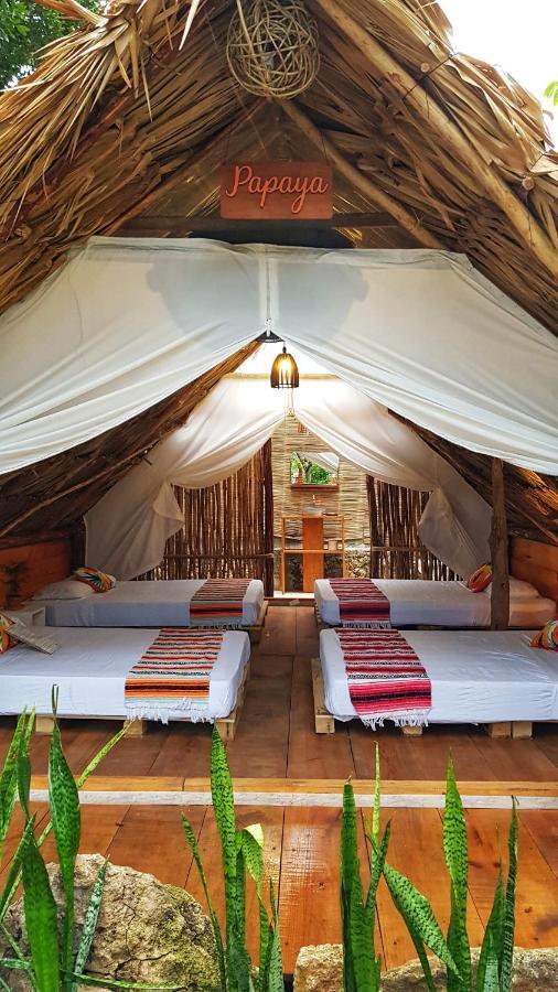El Buho Bacalar Eco-Cabanas Hostal 外观 照片