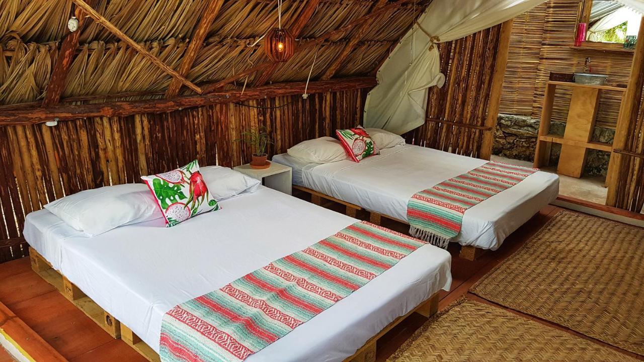 El Buho Bacalar Eco-Cabanas Hostal 外观 照片
